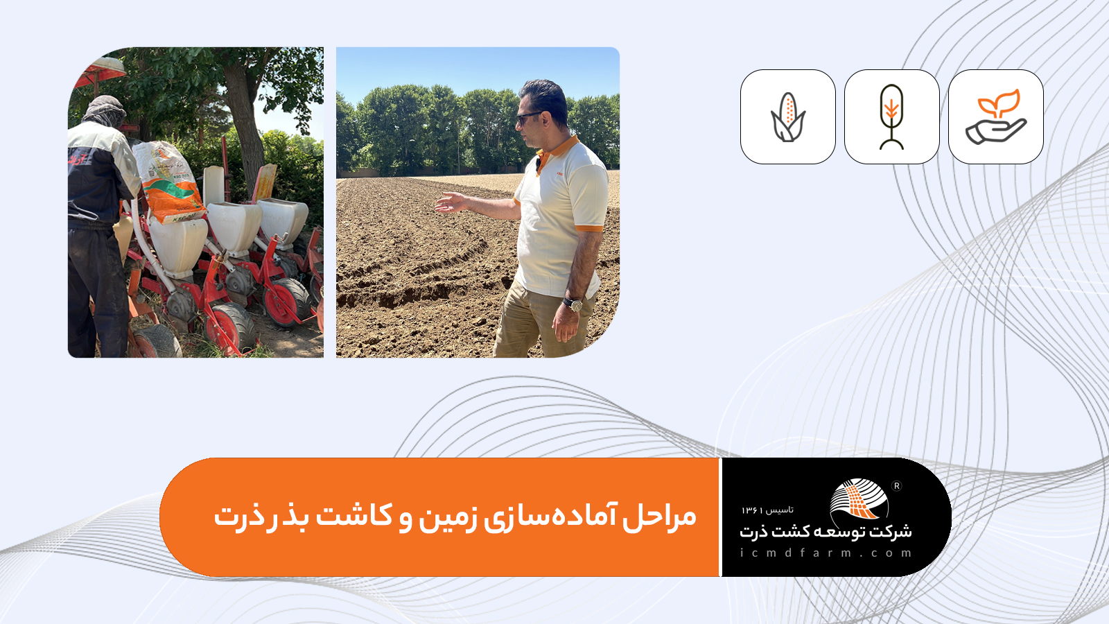 گامبهگام با تیم فنی در مزرعه: از آمادهسازی زمین تا کاشت اصولی بذر ذرت